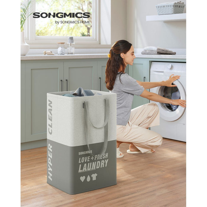 Laundry Sorting Basket, Dark Grey