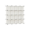 Songmics Plastic Storage Cubes, Cream/White (Set of 16) Songmics