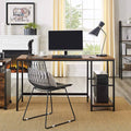 Vasagle Industrial Home Office Desk With Shelves 140cm Wide