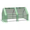 Green Mini Ground Tunnel Greenhouse
