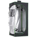 Hydroponic Plant Grow Tent, Window, L60xW60xH140 cm Outsunny