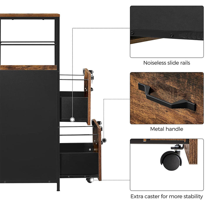 Vasagle 2-Drawer Filing Cabinet