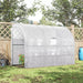White Lean-to Walk-In Greenhouse