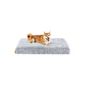 Feandrea Washable Dog Beds For Large Dogs, Grey Ombre, 110x73cm