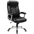 Black PU Leather Office Chair SONGMICS