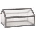 Small Grey Wooden Cold Frame Greenhouse