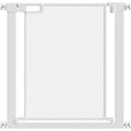 White Dog Gate for Doors & Stairs (75-82cm) Pawhut