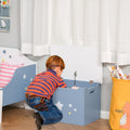 Wooden Box For Toys Homcom