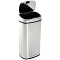 68L Silver Sensor Lid Kitchen Bin Homcom