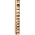 CD/DVD Display Shelf: 204-Unit Capacity Homcom