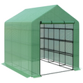 Walk In Greenhouse, Removable Cover, 244x180x210cm Outsunny