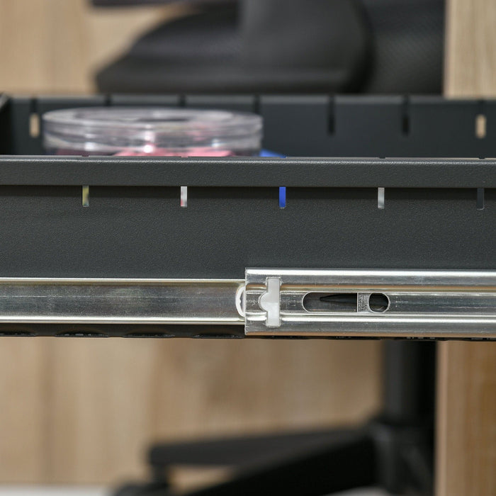 Vertical Lockable File Cabinet, Steel, 39x48x48.5cm