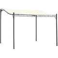 3x3m Elegant Metal Pergola Canopy Outsunny