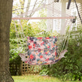 Outdoor Hanging Hammock Chair, Thick Rope, Multicoloured Outsunny