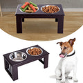 Stainless Steel Pet Feeder, 58.4x30.5x25.4cm Pawhut