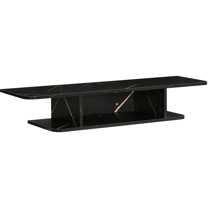 Floating TV Unit, up to 40", Media Console, Black