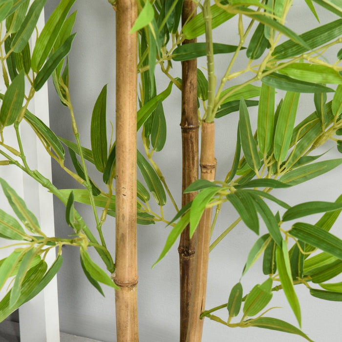 Set of 2 Artificial Bamboo Trees, 120cm, Indoor/Outdoor