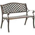 Cast Aluminium Bench Outsunny