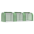 Small Tunnel Greenhouse, 295 x 100 x 80cm, Green Outsunny