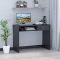 Modern Computer Desk With Drawer and Shelf, 100cm Homcom