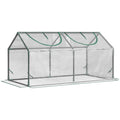 Portable Mini Greenhouse, 120 x 60 x 60 cm, Clear Outsunny