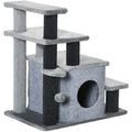 Cat Stairs and Activity Centre, Grey Pawhut