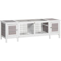 Rabbit Cage For 2 Rabbits Pawhut