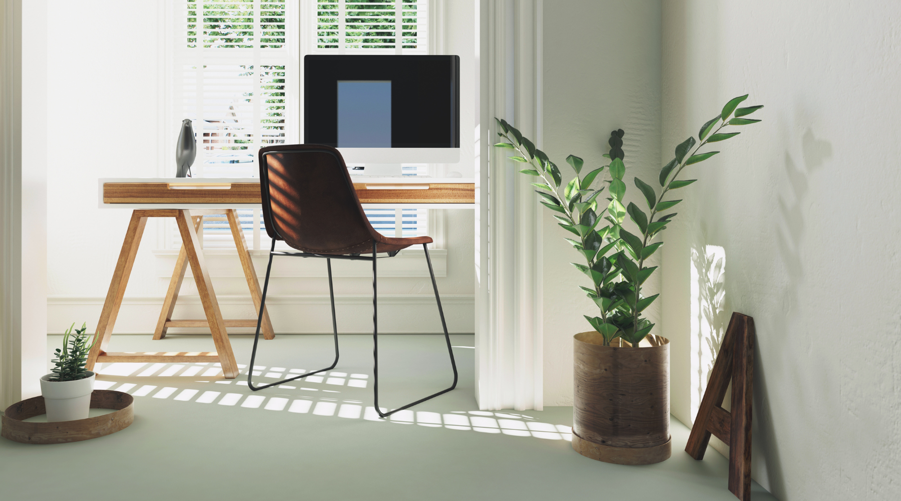 Image of modern home office furniture