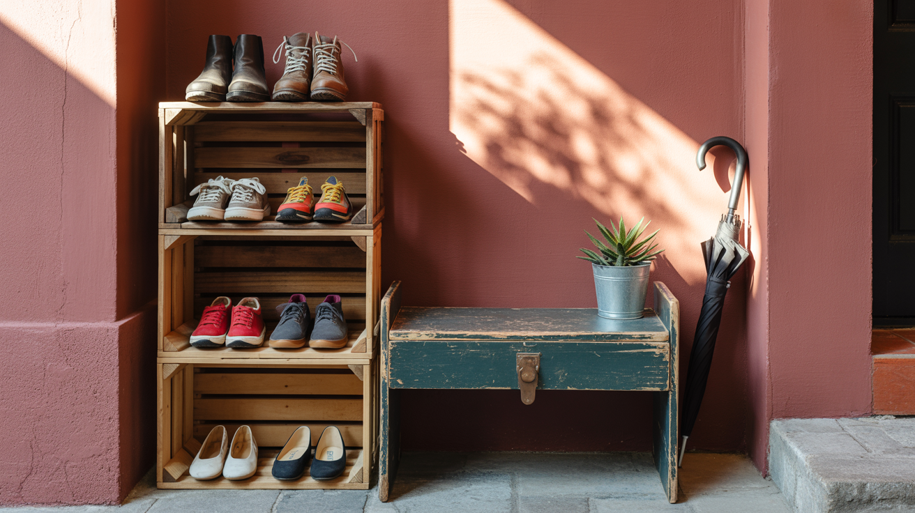 DIY Shoe Storage Hacks for Small Spaces