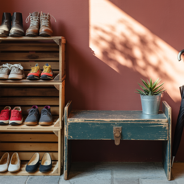 DIY Shoe Storage Hacks for Small Spaces