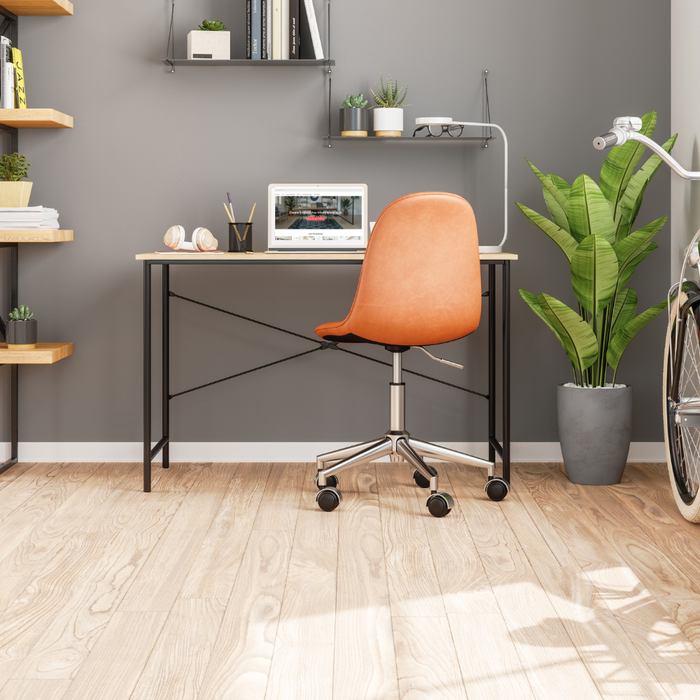 Image of a modern desk chair with wheels