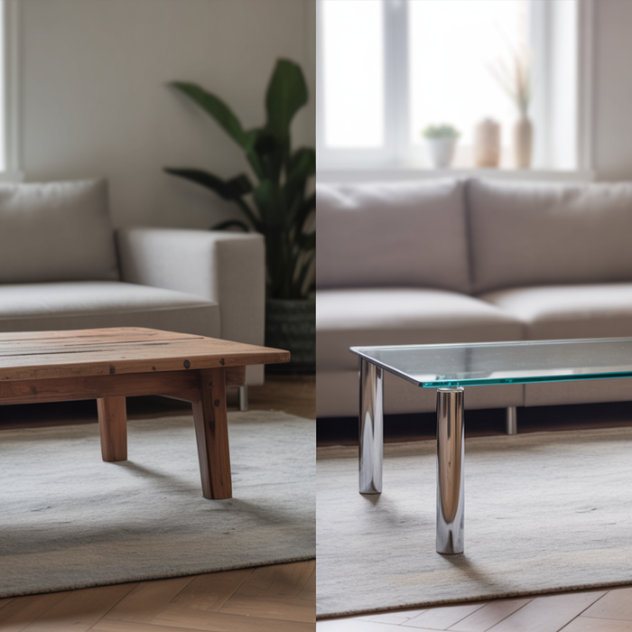 Glass Coffee Tables vs Wooden Coffee Tables Which to Choose