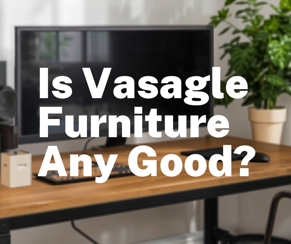 Home Office with Vasagle Desk and Coffee