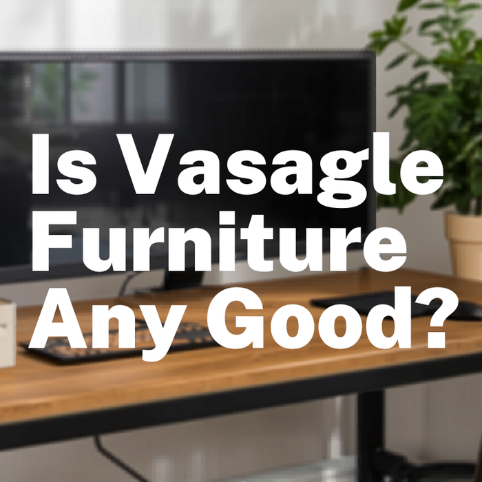 Home Office with Vasagle Desk and Coffee