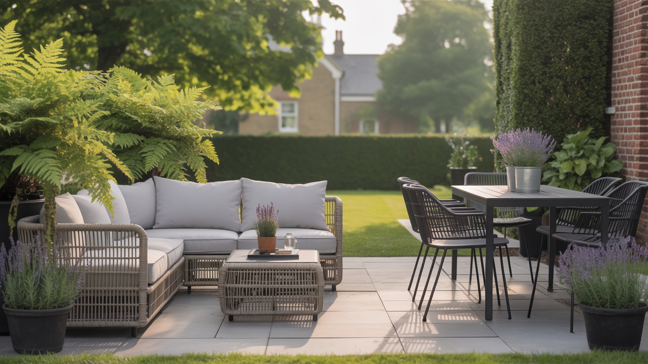 Rattan vs Metal Patio Sets Best for UK Climate