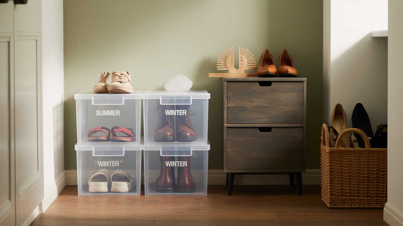 Smart Ways to Store Your Seasonal Shoes