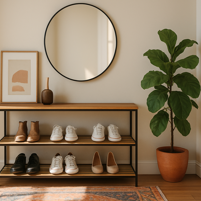 The Impact of Shoe Racks on Your Home Decor