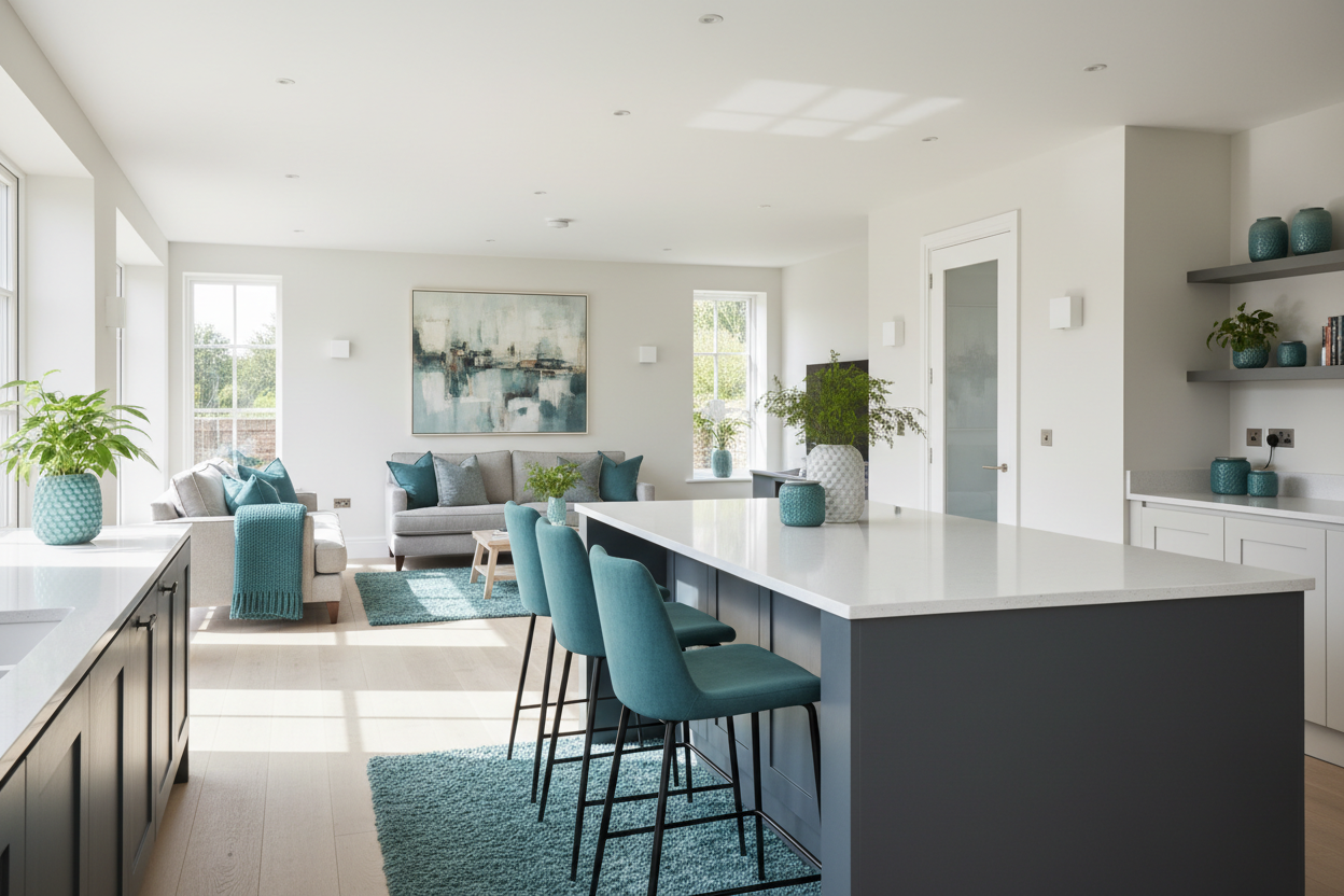Bar stools at a modern kitchen island — bar stool buying guide hero image