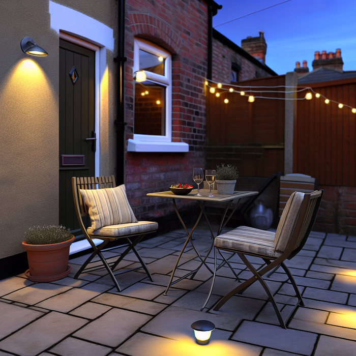 Solar Lights UK Guide For Small Patio Dining Areas Opal Retail
