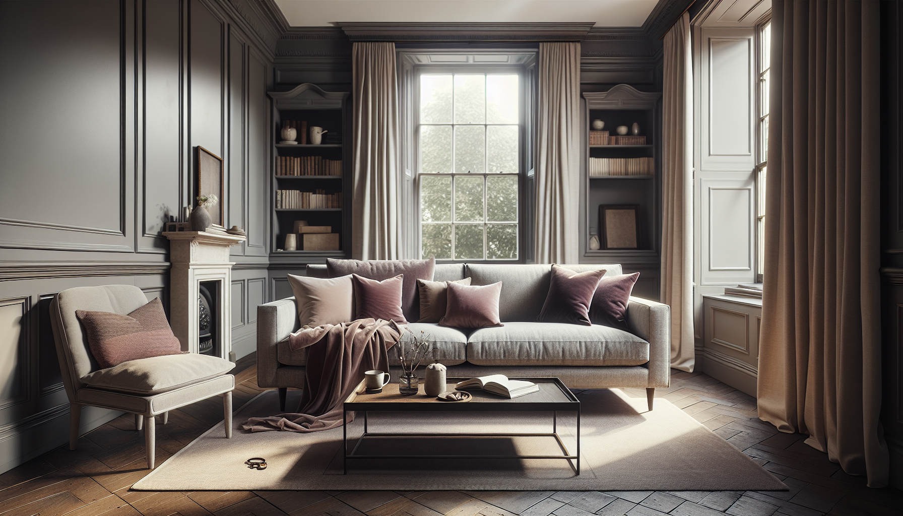 Dusty Mauve Layers For An Elegant Budget London Lounge Opal Retail