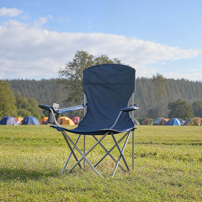 Folding camping chairs set of 2 with steel frame by SONGMICS Songmics