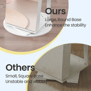 Lockable Swivel Jewellery Cabinet with Full Length Mirror and Organiser Storage by Songmics