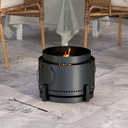 Smokeless Portable Fire Pit With Ash Catcher For Garden Camping And Outdoor Use