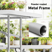 3 Piece Folding Picnic Table and Bench Set for Outdoor Dining and Camping White AOSOM