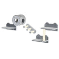 Wall Mounted Cat Tree with Steps Perch and Hidden House Ideal for Climbing, Grey PawHut