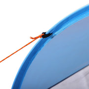 2 Person Pop Up Camping Tent With Lightweight Fibreglass Frame For Outdoor Use Blue AOSOM