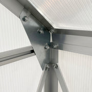 Compact Walk In Polycarbonate Greenhouse 190 x 190cm for All-Season Growing by Outsunny