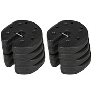 Set of 16 Gazebo Weights 48KG with Reinforce Pins and Carry Belt for Gazebos Tents Shelters by Outsunny