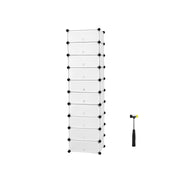 10 Tier Cube Storage Organiser with Modular Shelves for Home or Office by Songmics