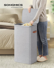 Removable inner bag with handles lifted out of the basket